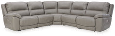 Dunleith Power Reclining Sectional Sectional Ashley Furniture