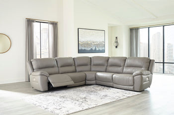 Dunleith Power Reclining Sectional Sectional Ashley Furniture