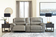 Dunleith 3-Piece Power Reclining Sectional Loveseat with Console Loveaseat Ashley Furniture