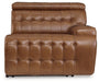 Temmpton Power Reclining Sectional Loveseat with Console Sectional Ashley Furniture