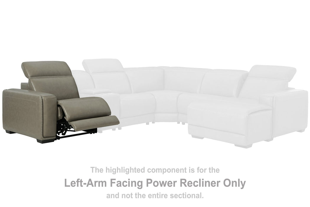 Correze Power Reclining Sectional Sectional Ashley Furniture