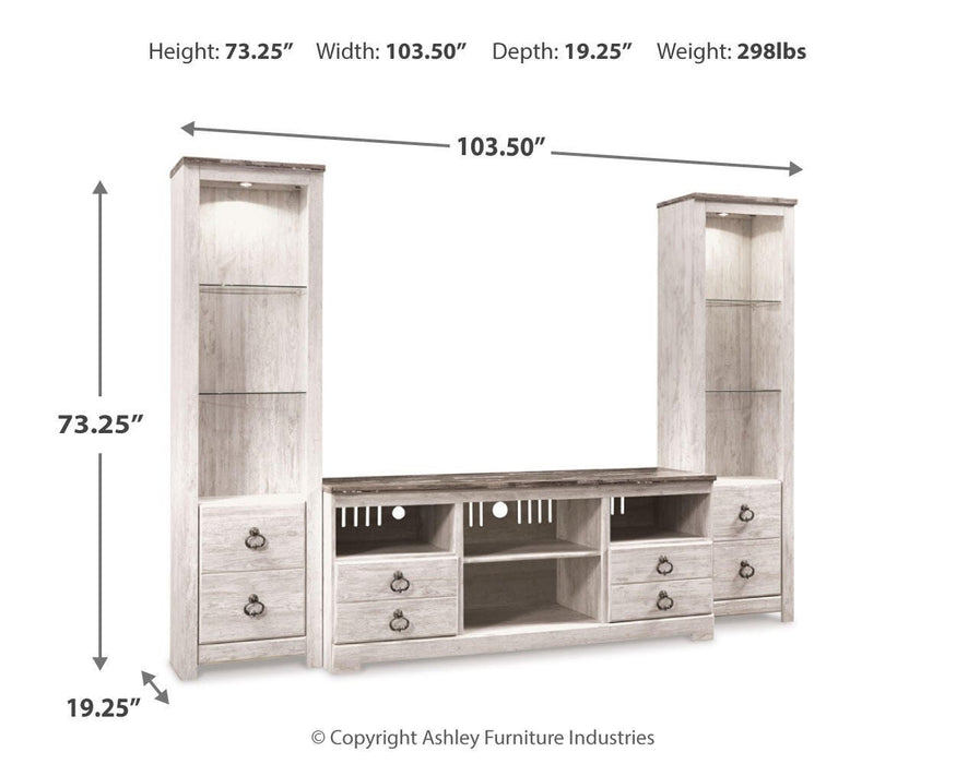Willowton TV Stand TV Stand Ashley Furniture