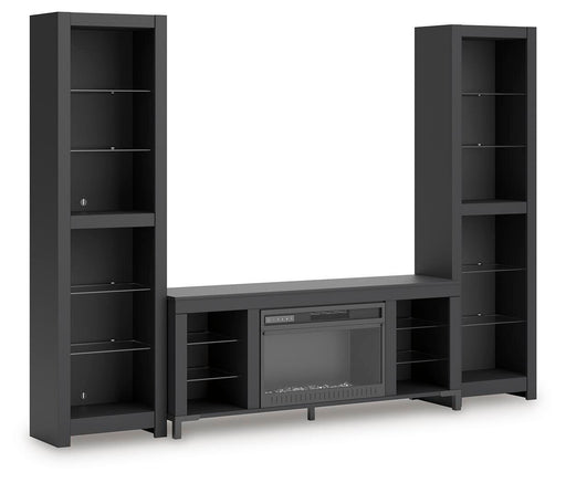 Cayberry Entertainment Center with Electric Fireplace - Dayton Discount Furniture