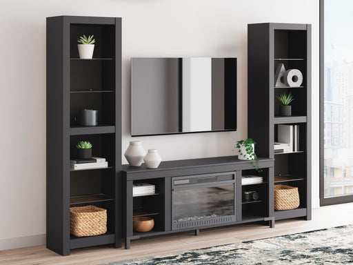 Cayberry Entertainment Center with Electric Fireplace - Dayton Discount Furniture