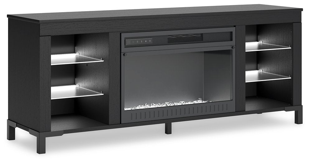 Cayberry 60" TV Stand with Electric Fireplace Entertainment Center Ashley Furniture