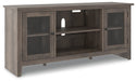 Arlenbry 60" TV Stand with Electric Fireplace TV Stand Ashley Furniture