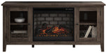 Arlenbry 60" TV Stand with Electric Fireplace TV Stand Ashley Furniture