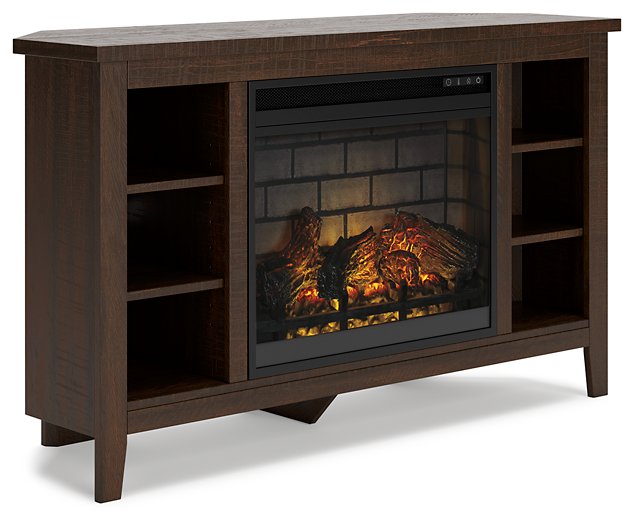 Camiburg Corner TV Stand with Electric Fireplace TV Stand Ashley Furniture