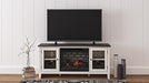 Dorrinson 60" TV Stand with Electric Fireplace TV Stand Ashley Furniture
