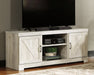 Bellaby 63" TV Stand with Electric Fireplace TV Stand Ashley Furniture