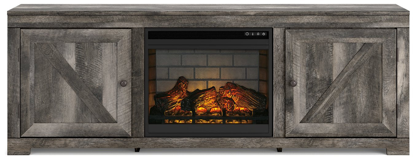 Wynnlow TV Stand with Electric Fireplace TV Stand Ashley Furniture