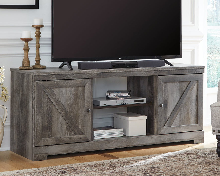 Wynnlow 63" TV Stand with Electric Fireplace TV Stand Ashley Furniture
