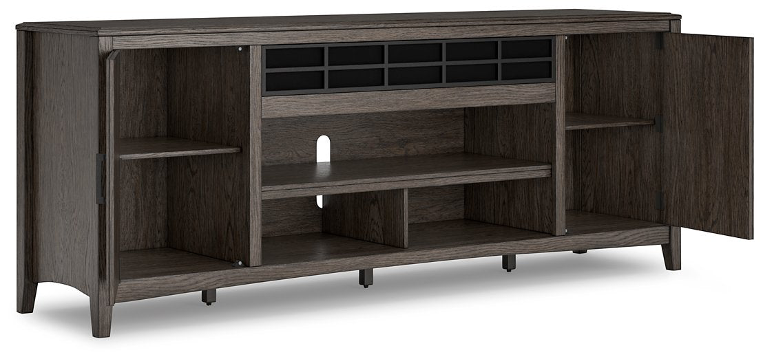 Montillan 84" TV Stand with Electric Fireplace TV Stand Ashley Furniture