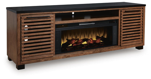 Kallari 84" TV Stand with Electric Fireplace - Dayton Discount Furniture