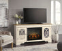 Realyn 74" TV Stand with Electric Fireplace TV Stand Ashley Furniture