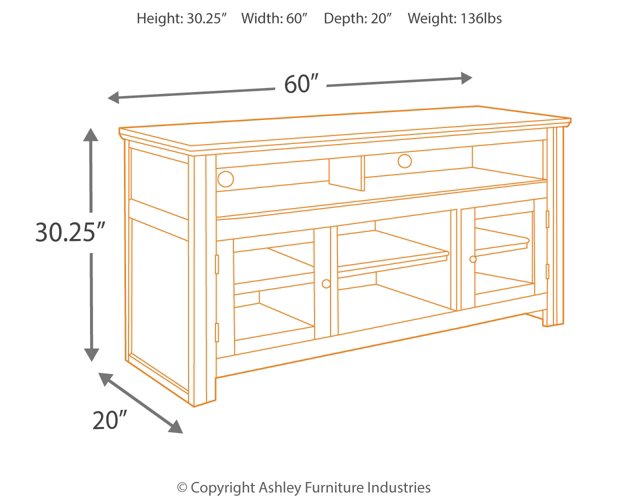Harpan 60" TV Stand TV Stand Ashley Furniture