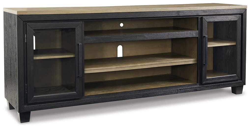 Foyland 83" TV Stand with Electric Fireplace TV Stand Ashley Furniture