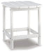 Sundown Treasure End Table Outdoor End Table Ashley Furniture