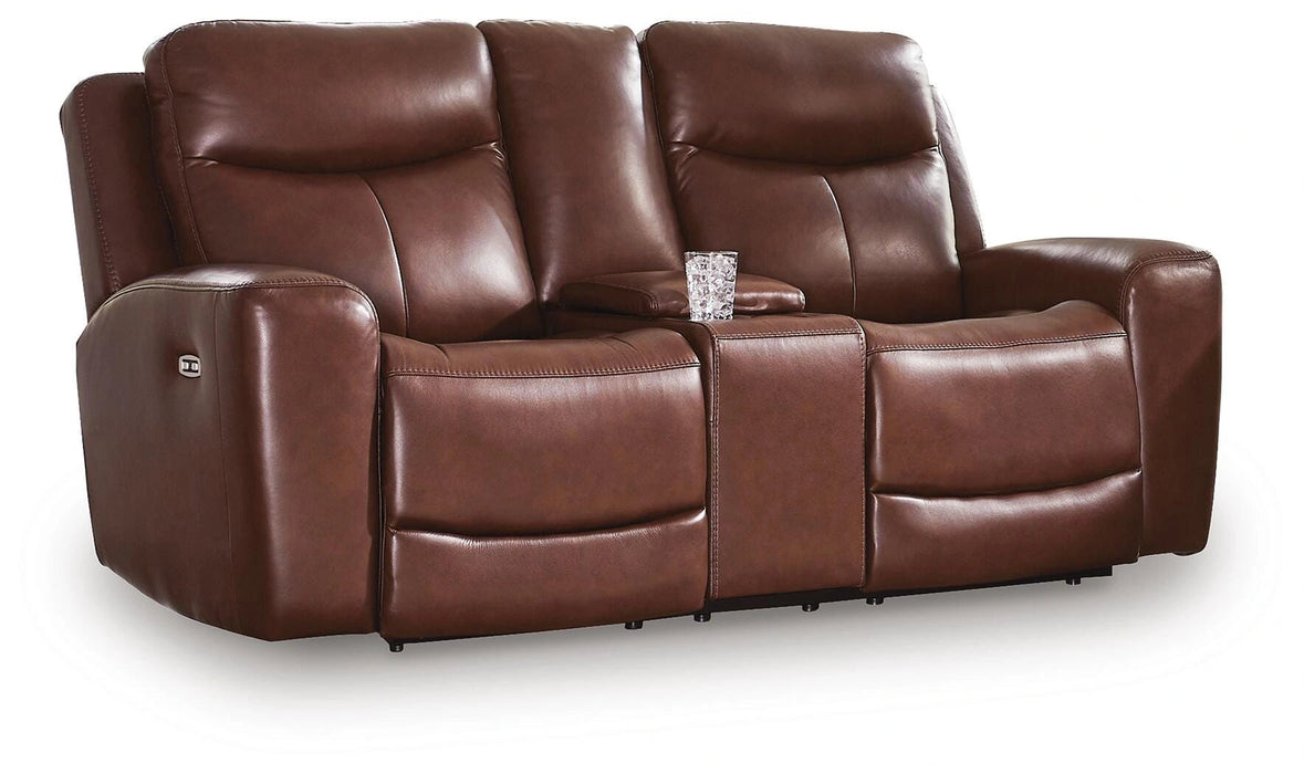 Bexhurst Power Reclining Loveseat with Console Loveseat Ashley Furniture