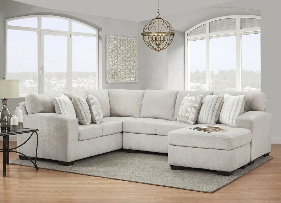 Malano Dove Sectional Sectional Affordable