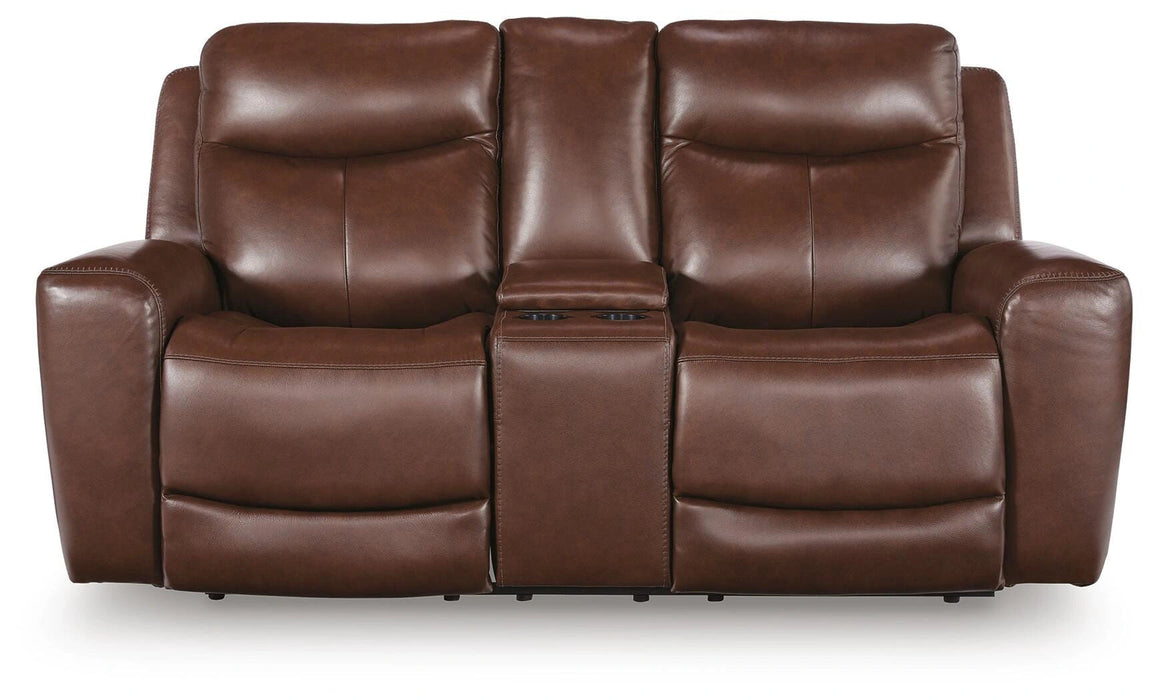 Bexhurst Power Reclining Loveseat with Console Loveseat Ashley Furniture