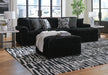 Midnight-Madness Sectional with Chaise Sectional Ashley Furniture
