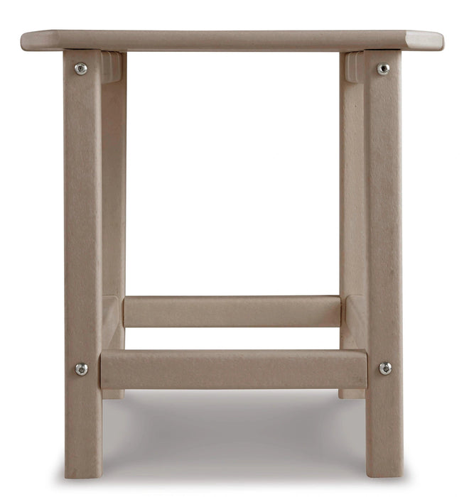 Sundown Treasure End Table Outdoor End Table Ashley Furniture