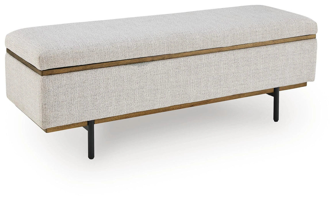 Dettaford Next-Gen Nuvella Storage Bench Bench Ashley Furniture