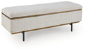 Dettaford Next-Gen Nuvella Storage Bench Bench Ashley Furniture
