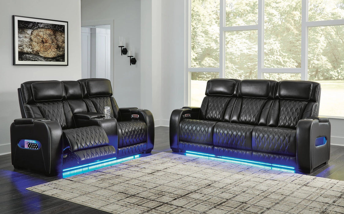 Boyington Power Reclining Sofa, Loveseat and Recliner Sectional/Bundle Ashley Furniture