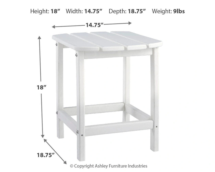 Sundown Treasure End Table Outdoor End Table Ashley Furniture