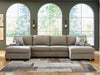 Newellen Sleeper Sectional with Double Chaise Sectional Ashley Furniture