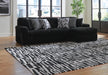 Midnight-Madness Sectional with Chaise Sectional Ashley Furniture