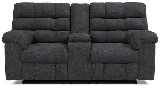 Wilhurst Reclining Loveseat with Console Loveseat Ashley Furniture