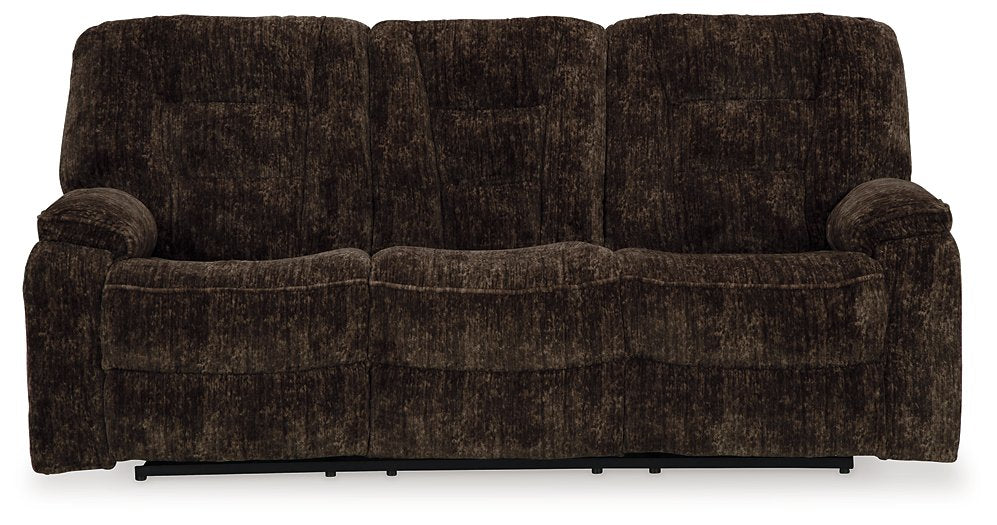 Soundwave Reclining Sofa with Drop Down Table image