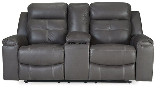 Jesolo Reclining Loveseat with Console Loveseat Ashley Furniture