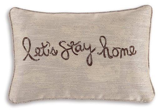 Lets Stay Home Pillow Pillow Ashley Furniture