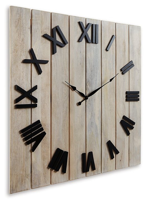 Bronson Wall Clock Clock Ashley Furniture