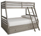 Lettner Youth Bunk Bed with 1 Large Storage Drawer Youth Bed Ashley Furniture