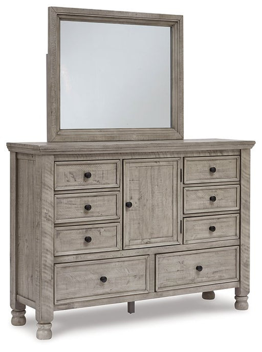 Harrastone Dresser and Mirror Dresser Ashley Furniture