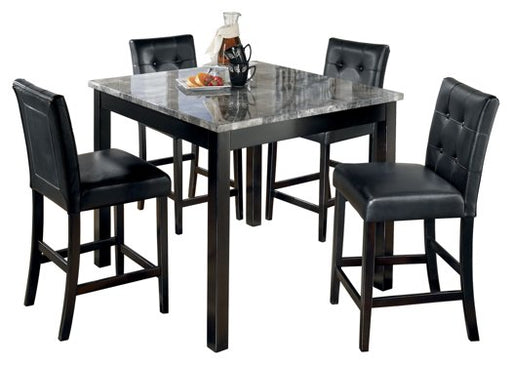 Maysville Counter Height Dining Table and Bar Stools (Set of 5) Counter Height Table Ashley Furniture