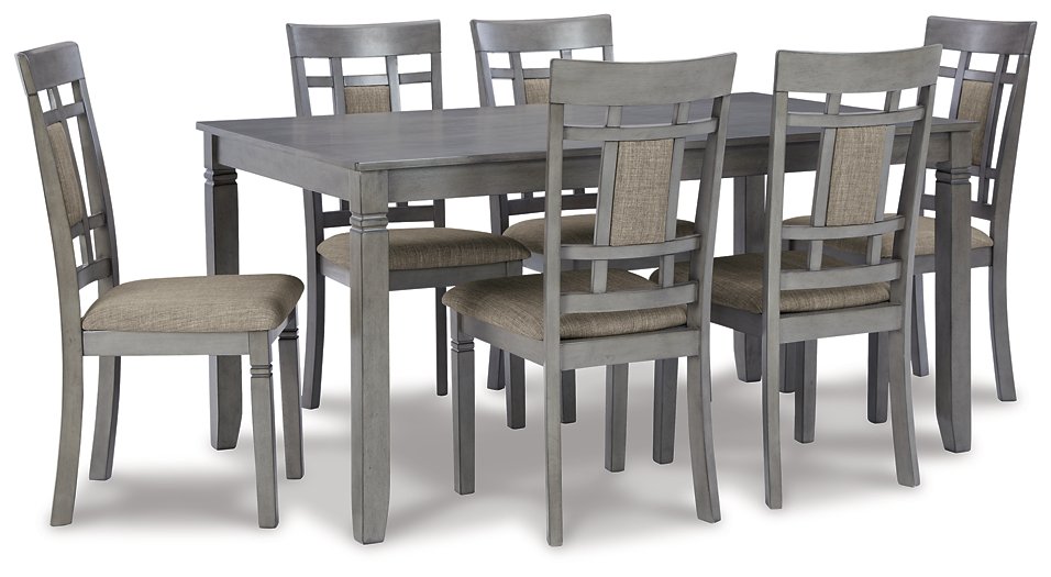 Jayemyer Dining Table and Chairs (Set of 7) Dining Table Ashley Furniture