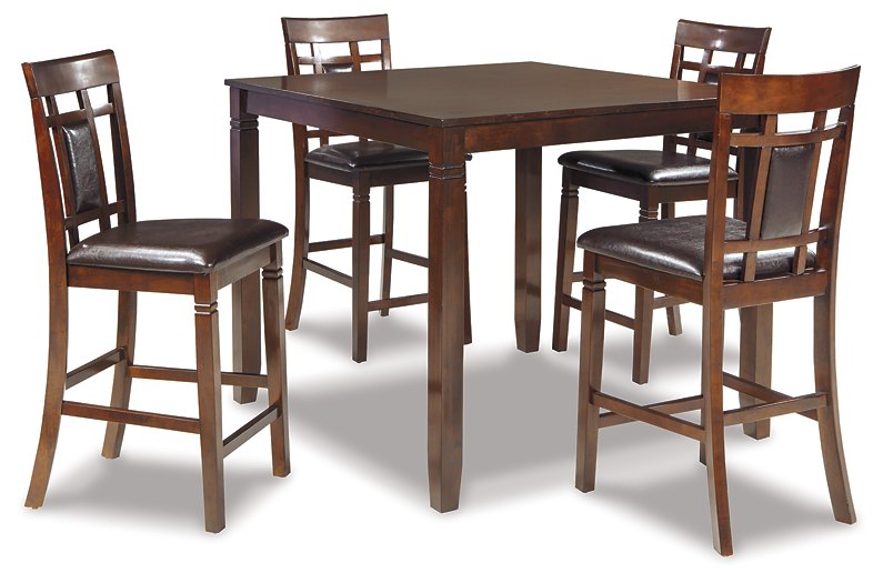 Bennox Counter Height Dining Table and Bar Stools (Set of 5) Counter Height Table Ashley Furniture