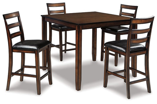 Coviar Counter Height Dining Table and Bar Stools (Set of 5) Counter Height Table Ashley Furniture