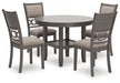 Wrenning Dining Table and 4 Chairs (Set of 5) Dining Table Ashley Furniture