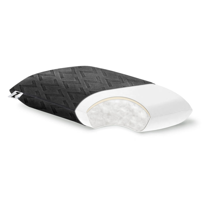 Z Gelled Microfiber Dual Comfort Pillow Travel  Malouf