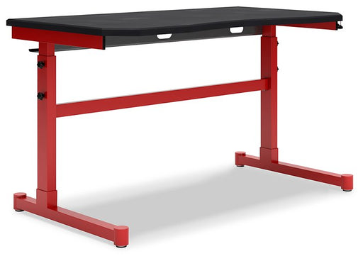 Lynxtyn Adjustable Height Home Office Desk Desk Ashley Furniture