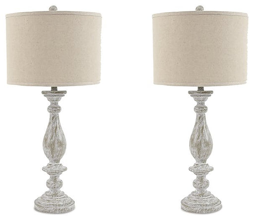 Bernadate Table Lamp (Set of 2) Lamp Set Ashley Furniture