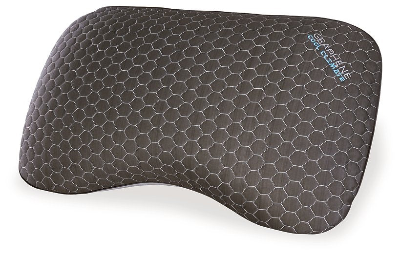 Zephyr 2.0 Graphene Curve Pillow (6/Case) Pillow Ashley Furniture
