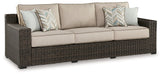 Coastline Bay Outdoor Sofa with Cushion Outdoor Seating Ashley Furniture